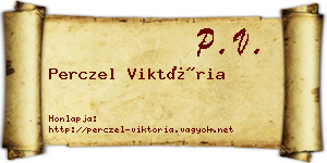 Perczel Viktória névjegykártya
