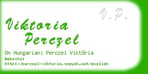 viktoria perczel business card